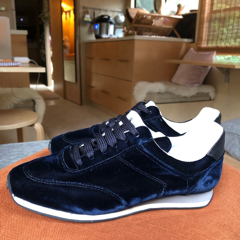 Rag & Bone Plush velvet sneakers, EUC sz 38.5 - Picture 3 of 8